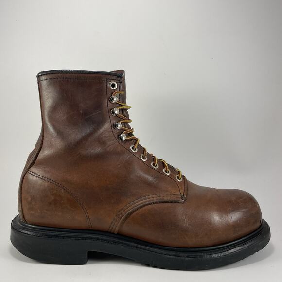 Red Wing Steel Toe Work Boots USA Made #2233 Mens Size 11 D Leather Super Sole - Picture 1 of 12